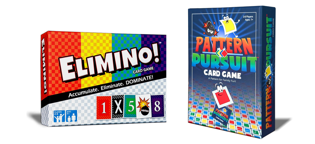 Elimino and Pattern Pursuit games