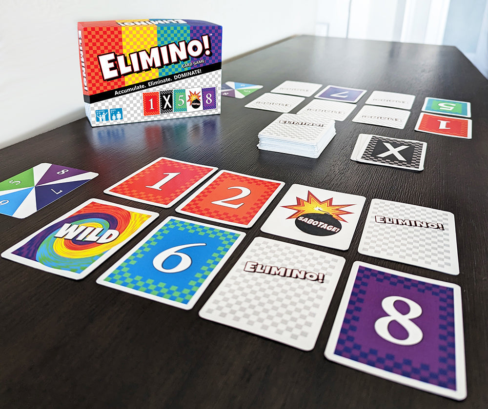 Love the Garbage Card Game? Meet Elimino — A Faster, More Strategic Family Card Game